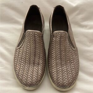 Women's Woven Slip-On Shoes.  Gold!!!
